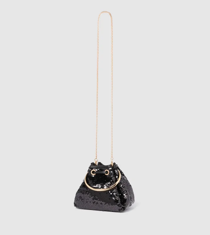forever new  STELLA Sequined Drawstring Bag for Women | Best Price UAE